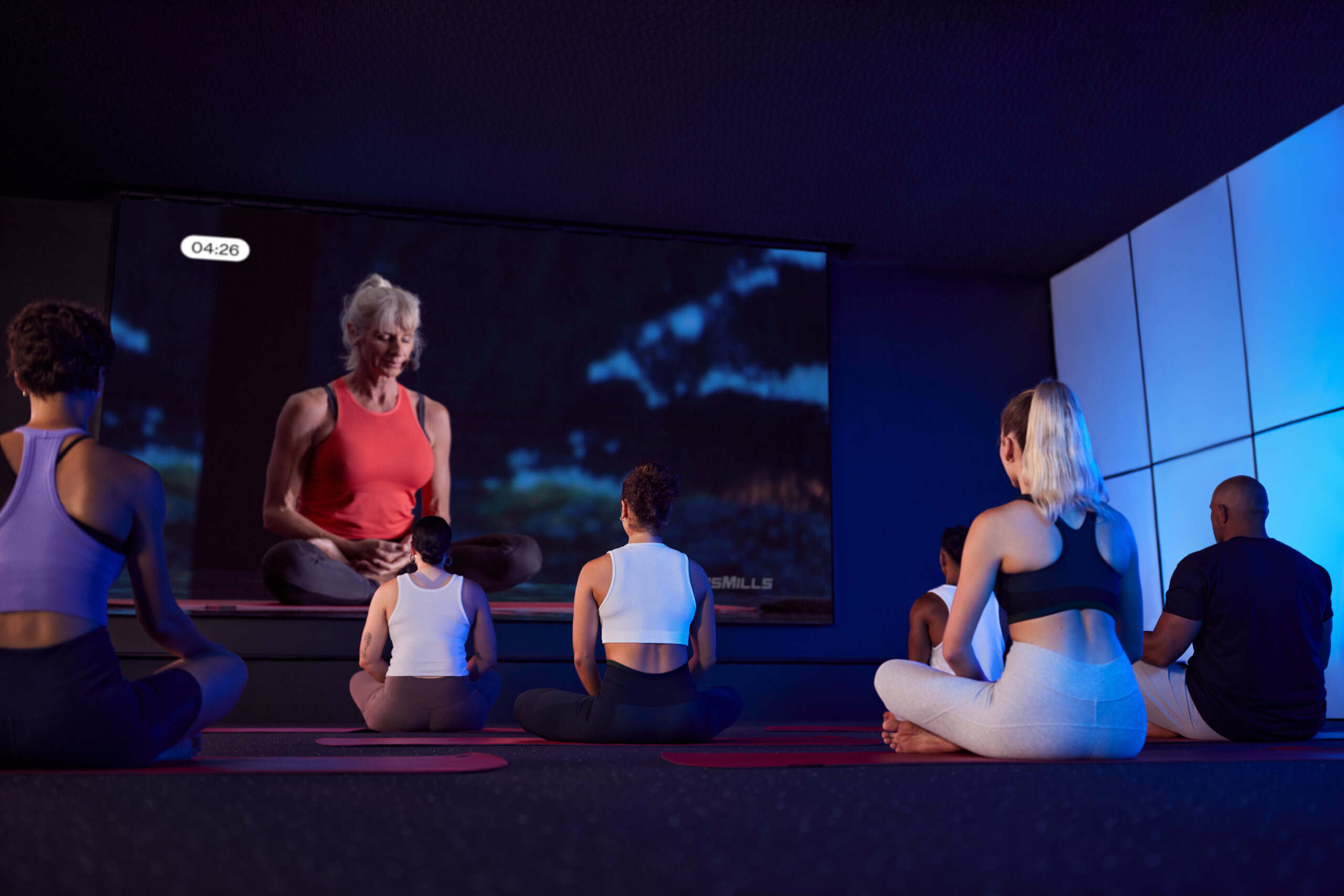 LES MILLS Virtual スクリーン